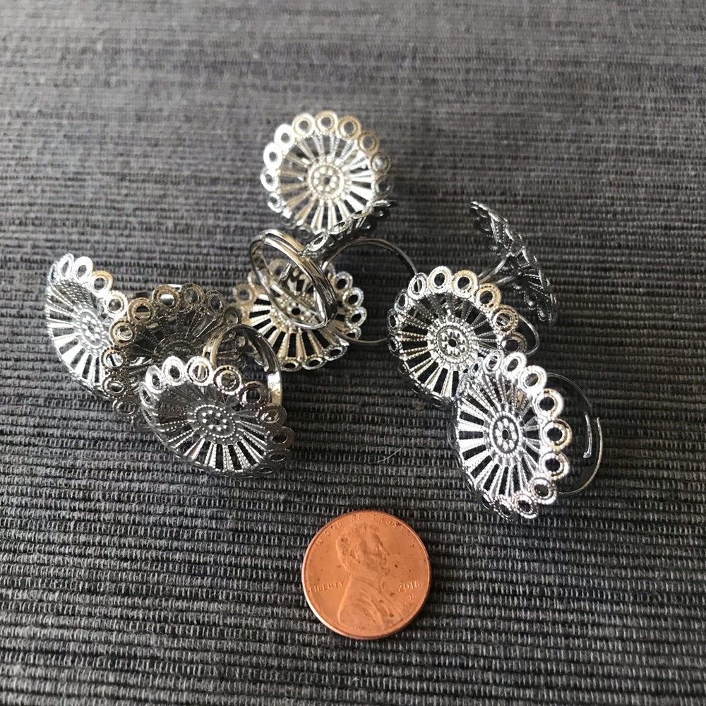 RING AJUSTABLE MOUNTS Jewelry Craft Art Supplies